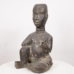 Nupe Tsoede Bronze Replica 19.5" - Nigeria