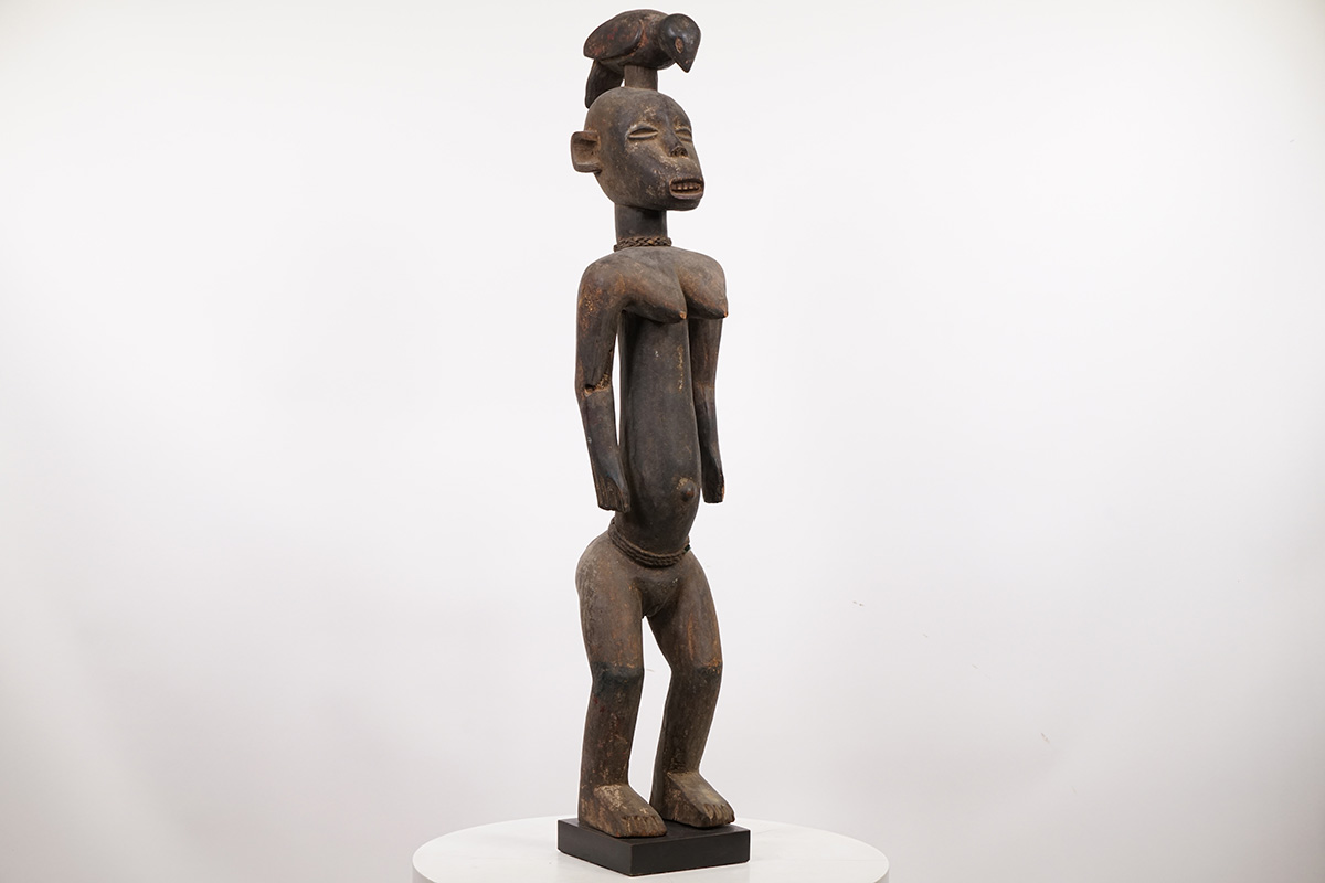 One-of-a-Kind Ivory Coast Statue