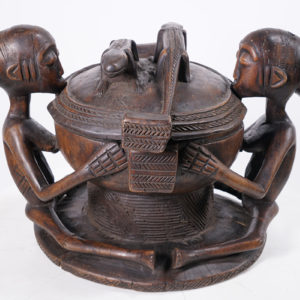 Stunning Luba Figural Container - DRC