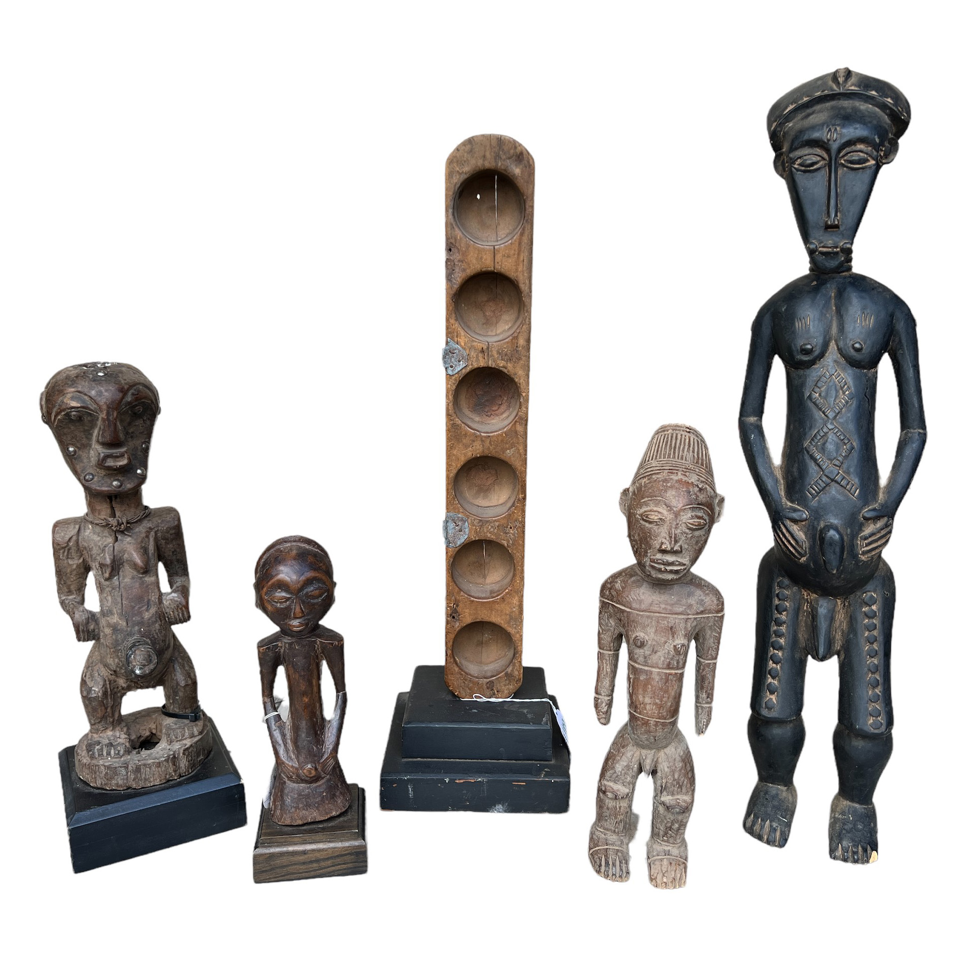 Mixed Style African Tribal Art Lot