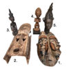 Mixed Style African Tribal Art Lot