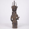 Benin Bronze Seated Oba Statue 14.25" - Nigeria | African Art