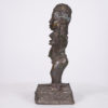 Benin Bronze Female Statue 12.5" - Nigeria - Africa