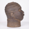Attractive Benin Bronze Head 9.25" - Nigeria | Discover African Art