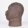 Attractive Benin Bronze Head 9.25" - Nigeria | Discover African Art
