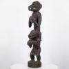 Baule Mbra Gberke Double Monkey Statue 32.5" - Ivory Coast