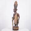 Colorful Yoruba Figure w/ Staff 25" - Nigeria - African Art