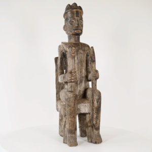 Seated Igbo Figure 22" - Nigeria - Discover African Art