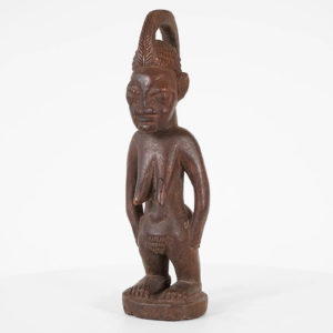 Yoruba Female Figure 12.25" - Nigeria - African Art