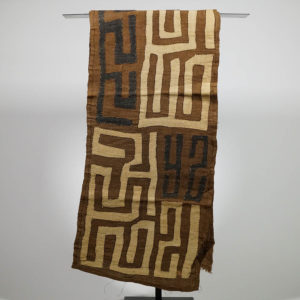Gorgeous Kuba Cloth Textile Runner 112" x 20" - DRC - African Art