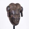 Intriguing Ibibio Mask with Elaborate Coiffure 12" - Nigeria