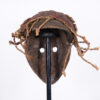 Decorated Dan Mask with Metal Overlay 14" - Ivory Coast
