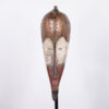 Metal Plated Fang Style Mask 24" - Gabon - African Art