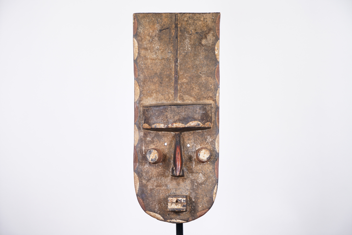 Grebo Mask with Protruding Eyes 23.5" - Ivory Coast/Liberia