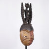 Mossi Stylized African Mask with Figure 24" - Burkina Faso