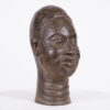 Regal Yoruba Bronze Ife Head 13" - Nigeria - African Art