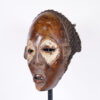 Chokwe Pwo Mask with Woven Hair 12" - DR Congo - African Art