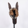 Unknown Animal African Mask with Shells 20" - Tribal Art