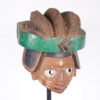 Colorful Yoruba Gelede Mask 11.25" Long - Nigeria - African Art