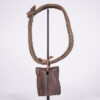 Unknown Bronze Cowbell 18" Long " - Nigeria - African Tribal Art