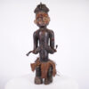Yaka Statue with Textile Loincloth 27.25" - DRC - African Art