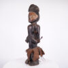 Yaka Statue with Textile Loincloth 27.25" - DRC - African Art