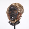Cowrie Shell Decorated Dan Mask 13" - Ivory Coast - African Tribal Art