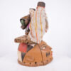 Colorful Yoruba Gelede Mask with Puppet Figures 16" - Nigeria - African Art