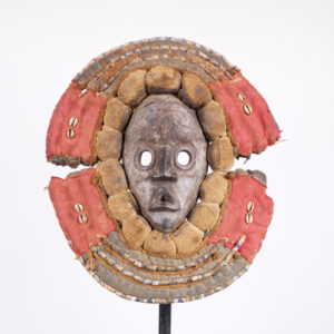 Heavily Decorated Dan Mask 17.5" - Ivory Coast - African Art