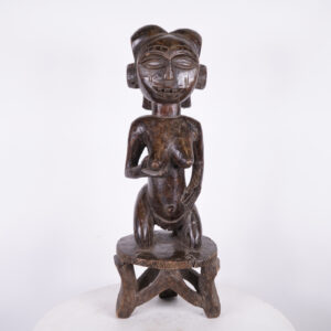 Gorgeous Female Yoruba Statue 27" - Nigeria - African Art