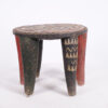 Colorful Nupe African Stool 12.5" Wide - Nigeria - Tribal Art