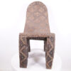 African Lounge Chair with Metal Tacking 28.5" Long - Tribal Art