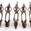 Bronze Figure Lot of 5 11.5"-12.5" - African Tribal Art