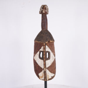 Mossi Stylized African Mask with Figural Head 24.25" - Burkina Faso