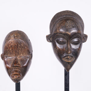 Dan & Chokwe African Masks 8.75"- 9.5" - Ivory Coast & DR Congo
