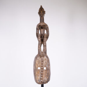 Mossi Mask with Female Figure 24" - Burkina Faso - African Art