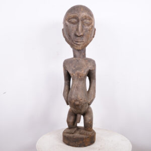 Standing Luba Male Figure 33.75" - DR Congo - African Tribal Art