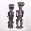 Fang & Luba 2 Piece Statue Lot 23.5" & 25.5" - African Tribal Art