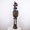 Large Chokwe Figural Container 46.75" - DRC - African Tribal Art