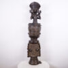 Large Chokwe Figural Container 46.75" - DRC - African Tribal Art