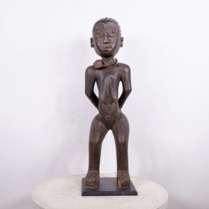 Tanzanian Maternity Figure on Base 31.5" - African Tribal Art