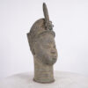 Yoruba Bronze Ife Head 20.5" - Nigeria - African Tribal Art