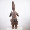 Gorgeous Benin Bronze Oba Statue 40" - Nigeria - African Tribal Art