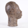 Benin Bronze Head 13" -Nigeria - African Tribal Art