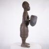 Benin Bronze Soldier Statue 36.25" - Nigeria - African Tribal Art