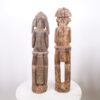 Senufo Male and Female Figure 2 Piece Lot 27.5" & 28.5" - Ivory Coast