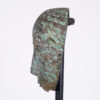 Unknown Copper Alloy Tribal Mask 8.5" - African Art