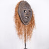Unknown Tribal Mask with Raffia 36" - African Tribal Art