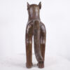 Benin Bronze Leopard Statue 27.5" Long - Nigeria - African Tribal Art