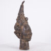 Benin Bronze Queen Mother Head 14.5" - Nigeria - African Tribal Art